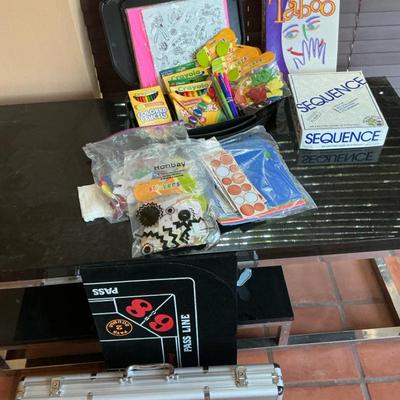 Taboo, Sequence, Crafts And Poker Chips