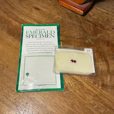 Loose Rubies & Rough Emerald
