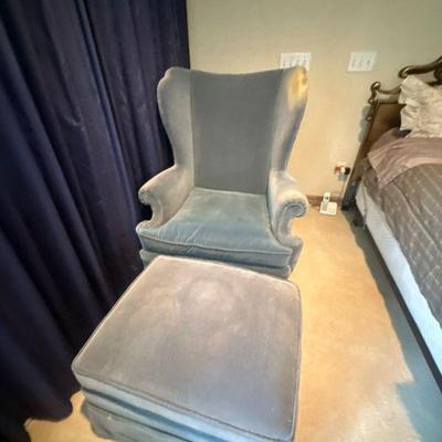 Chair with ottoman