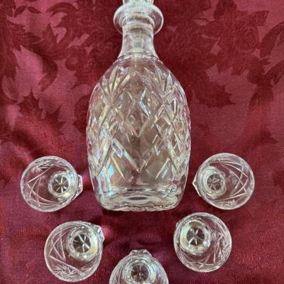 Auction Lot # 13 - Glass Decanter Set