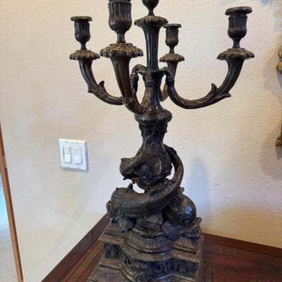 Auction Lot # 10 - Baroque Revival Maitlan Smith Candelabra