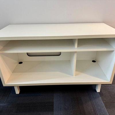 Modern White Media Console / Storage Unit – 45” Wide #1	