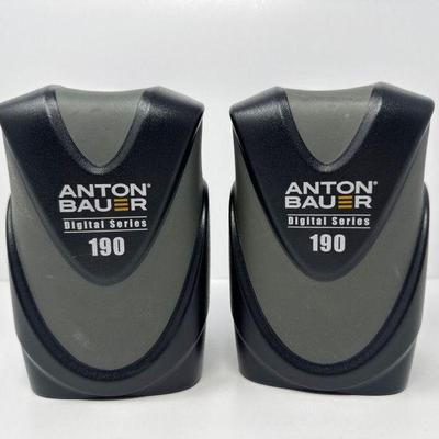 Set 2 Anton Bauer Digital Series 190 Li-Ion Battery Pack – Qty 2	