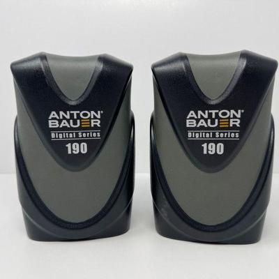 Set 1 Anton Bauer Digital Series 190 Li-Ion Battery Pack – Qty 2	