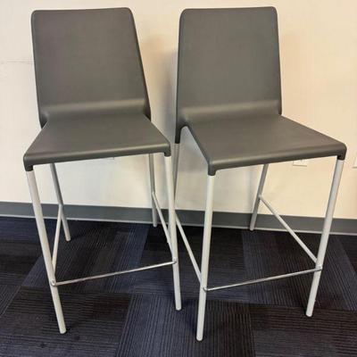 Set 8 – Allermuir Kojak Bar Stools (2) – Purchased Price $700+ Pair	