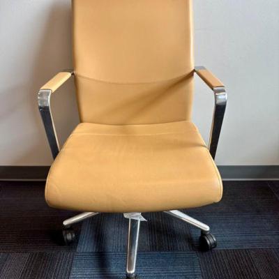 Keilhauer VANILLA 5463ST Office Chair – Leather, Aluminum Arms #10	