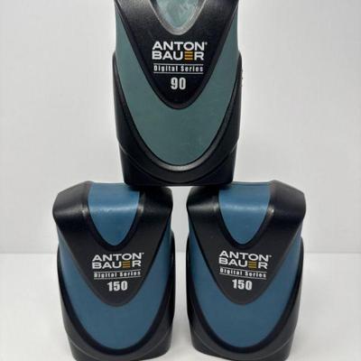 Anton Bauer Digital Series 90 & 150 Li-Ion Batteries (Qty 3)	