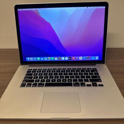 Apple MacBook Pro 15” Retina Display w/ Charger – C02Q124KG8WM	