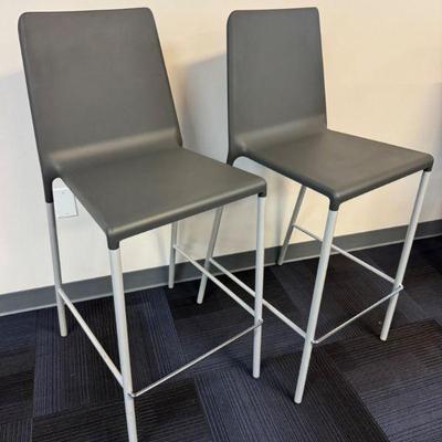Set 6 – Allermuir Kojak Bar Stools (2) – Purchased Price $700+ Pair	
