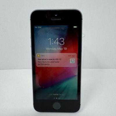 `Apple iPhone 5s 16 GB Space Gray – iOS 12.4.8, 8.3 GB Free	