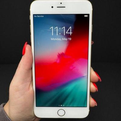 Apple iPhone 6 Plus 16GB Gold – iOS 12.4.7, 11.1 GB Free	