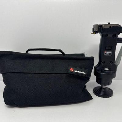 Manfrotto 222 Fluid Video Monopod Head w/ Carry Pouch	