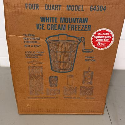 White Mountain Ice Cream Freezer