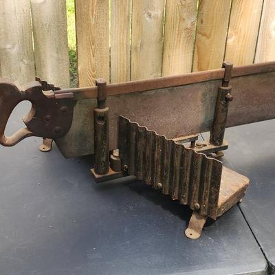 Disston & Sons Hand Saw and Miter