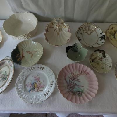 Unique Decorative Plates & Bowls Lot Of 13