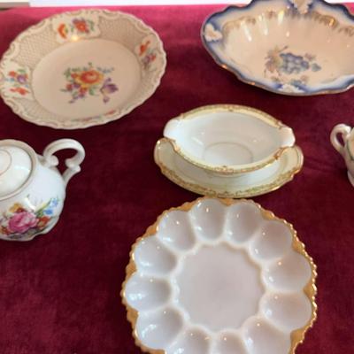 Assorted Unmatched Serving Pieces