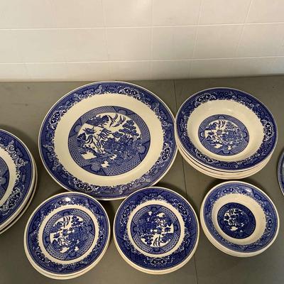 Vintage Blue Willow Ware By Royal China Pieces Plus 2