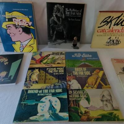 The Far Side, Calvin & Hobbes, Cat & Dick Tracy Comic Paperback Books