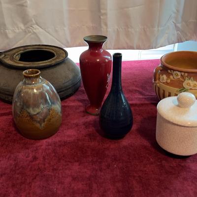Vintage Decor Ceramic And Metal