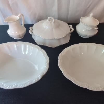 Vintage Haviland France White Serving Pieces Lot #5