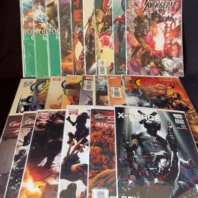 Comics “Young Avengers” (17) & “X-Force” (6)