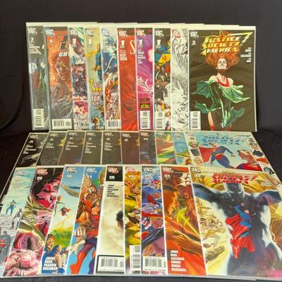 Comics “Justice League Cry For Justice” (2) & “Justice Society Of America” (27)