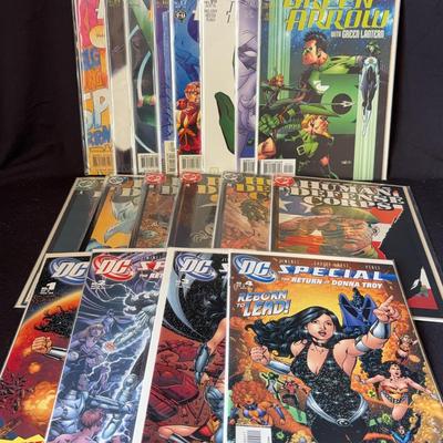 Comics “Green Arrow” (8), “Human Defense Corp (6) & “Special Return Of Donna Troy” (4)