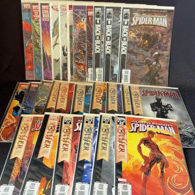 Comics “The Sensational Spiderman” (11) “Spiderman Various” (16)