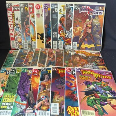 Comics “Titans Graduation Day” (6) & “Teen Titans” (20)