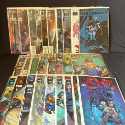 Comics “Various: Butcher Knight, Criminal Macabre, Eve, Black Gas, Blood Water & Echo” (28)