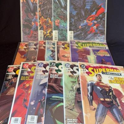 Comics “Superman Aliens” (4) & “Superman Birthright” (12)