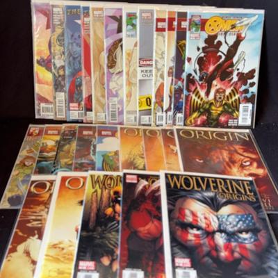 Comics “Uncanny X-Men” (17) “Origin” (6) & “Wolverine” (3)
