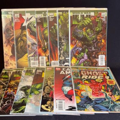 Comics “World War Hulk” (12) & Various (2)