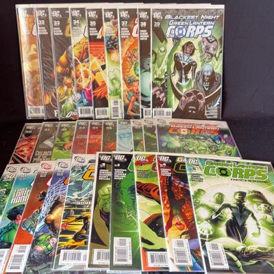 Comics “Green Lantern Corps” (24) & “Green Lantern Recharge” (5)