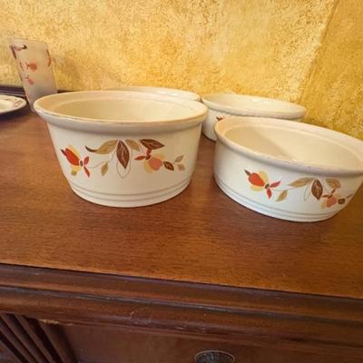  Hall China Autumn Leaf pattern