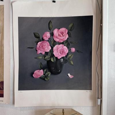 "Pink Roses" by George Reekie, created in 1969.