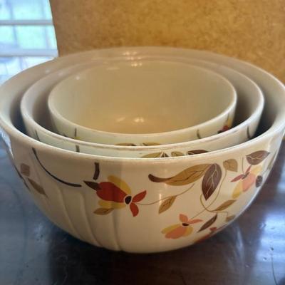  Hall China Autumn Leaf pattern