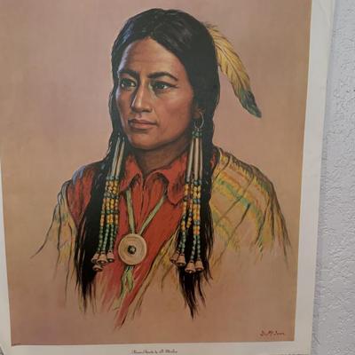 "Ru-ton-wee-me, Pigeon on the Wing" by artist B. McIvor.