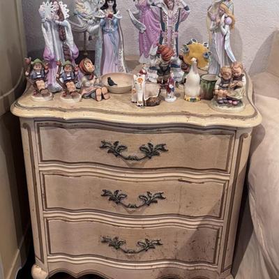 French provincial nightstand