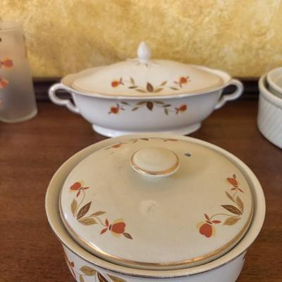  Hall China Autumn Leaf pattern