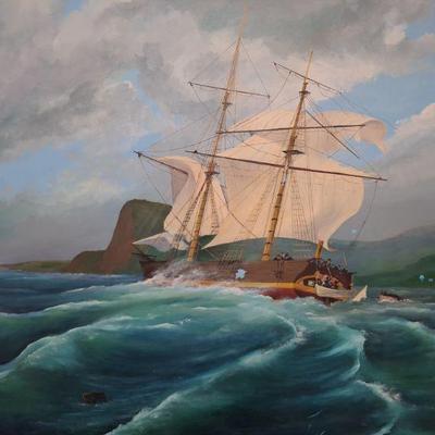 Mystic artist oil painting