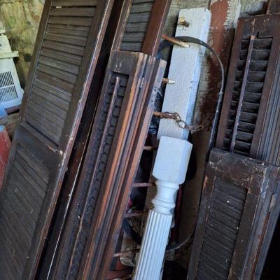 Mahogany shutters 