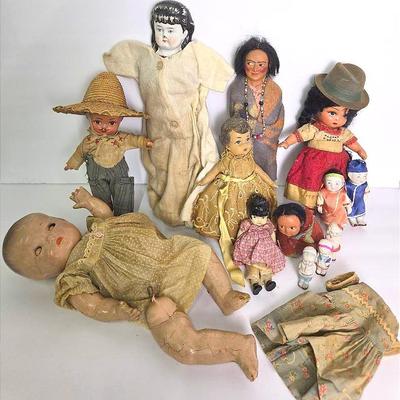 Vintage & Antique Dolls: Skookum Dolls, Composition Doll, Bisque Dolls & More