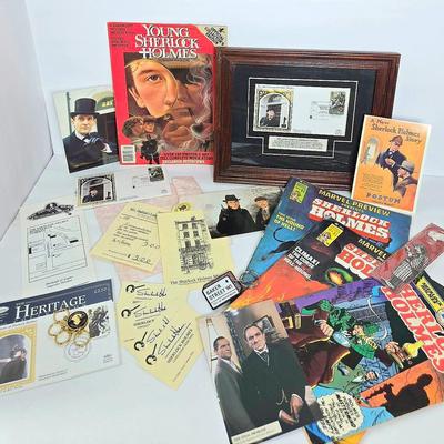 Sherlock Holmes Vintage Collection – Comic Books, Framed Display, First Day Cover, Keychains & More
