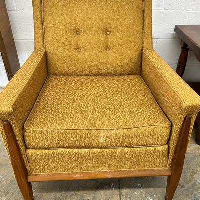 Mid Century Modern Rowe Upholstered Armchair- 26X32X28”