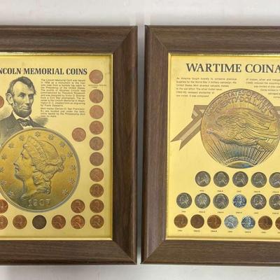 Antique & Vintage U.S. Coins in Display – Wartime Coinage & Lincoln Memorial Collection
