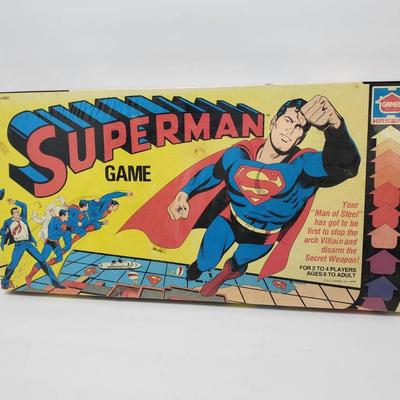 Factory Sealed Vintage Hasbro Superman Board Game 1978, New & Unopened