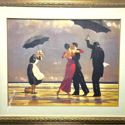 Jack Vettriano “The Singing Butler” Print - Framed 28x33”