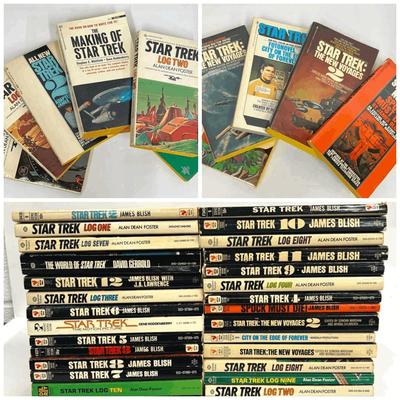 Vintage Star Trek Original Series Pocket Paperback Book Collection