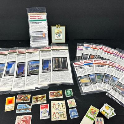 National Parks Passport Stamp Set (23 Items), Framed Hanford Heirlooms Peter Rabbit 282/5000 & More 